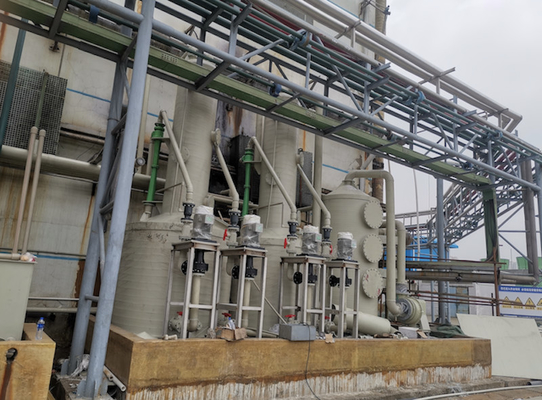Скруббер влажного газа поглотительной колонны ненужного газа NOx медного рудника